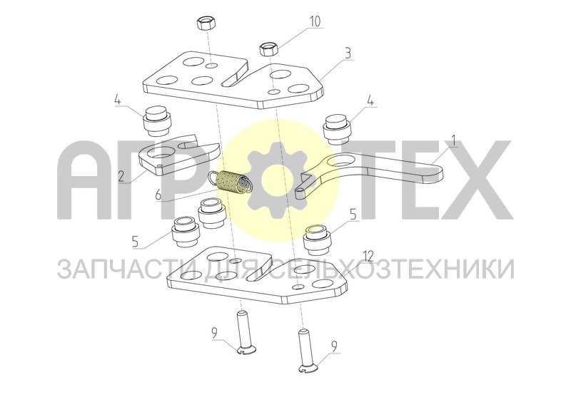 Чертеж Замок (142.01.57.400-01)